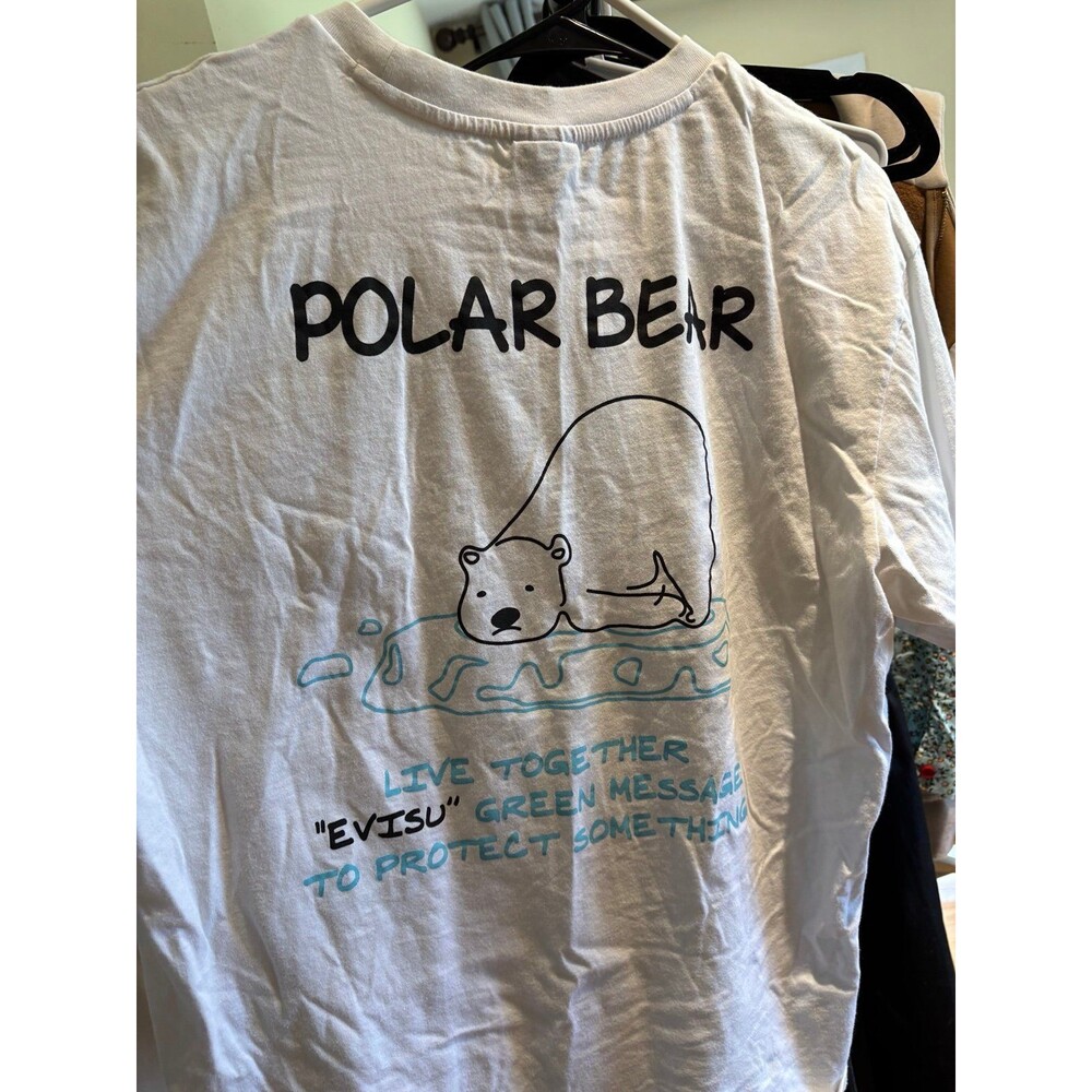 Evisu T-shirt L size white